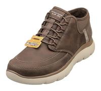 Skechers Homme Summits Siegul Basket, Chocolate Suede/Trim, 44 EU