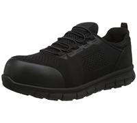 Skechers Baskets Synergy Omat pour homme – Cuir textile TPU – Noir – 47,5 EU