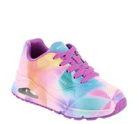 Skechers Baskets Uno Gen1 Fille bordure synthétique violette azur/pétrole/violet/orange Taille 30