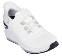Skechers Baskets The Triple Wedge-Dallis pour Femme, Blanc, 41 EU