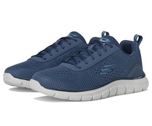 Skechers Baskets Track Leshur pour Homme, Bleu, 42 EU