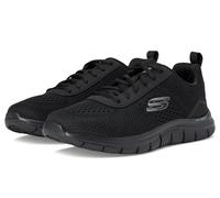 Skechers Baskets Track Leshur pour homme, noir, 45.5 EU