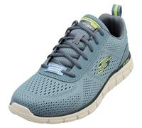Skechers Baskets Track LeshurSneaker pour Homme, Maille d'ardoise synthétique, 45 EU