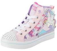 Skechers Baskets Twinkle Toes pour Fille, Bordure synthétique Rose, 33.5 EU