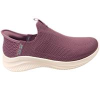 Skechers Baskets Ultra Flex 3.0 Easy Winpour Femme, Bordure en Tricot Violet, 38 EU