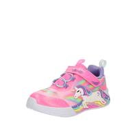 SKECHERS Baskets 'UNICORN CHASER' jaune / lilas / rose / blanc, Taille 35,5
