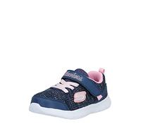 Skechers Baskets Unisexes pour Enfant, Bleu Marine/Rose, 12 Little Kid