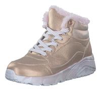 Skechers Baskets Unisexes pour Enfant, Gdpk Gold Pink, 34 EU
