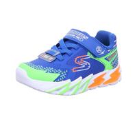 Skechers Garçon Baskets, Textile synthétique Royal Citron Orange et, 28.5 EU
