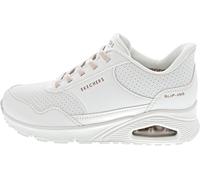 Skechers Baskets Uno BANKSIA Luxe pour Femme, Blanc, Pointure 39, Blanc, 39.5 EU