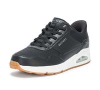 Skechers Baskets Uno Banksia pour Homme, Maille en Cuir Dura Noir, 47.5 EU
