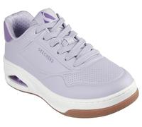 Skechers Baskets Uno Court Fast Break Femme Lavande Duraleather Bordure Violette 38 EU