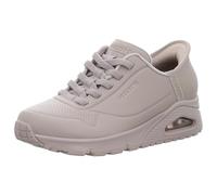 Skechers Baskets UNO - Easy Air Hands Free Slip-Ins en noir avec talon rembourré, beige, 39 EU