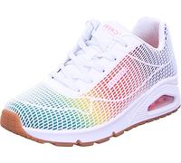 Skechers Baskets Uno Eye Catching pour Femme, Wmlt White Multi, 40 EU