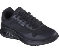Skechers Baskets Uno Flex-Spring on Air pour homme, noir/noir, 42 EU
