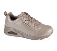 Skechers – Chaussures femme Uno Galactic Gal Flat-Sheets, Off White, Duraleather Jersey, 38 EU