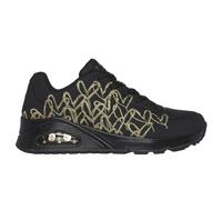 Skechers Baskets Uno Golden Heart Noires