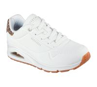 Skechers Baskets Uno Jungle Nite Blanc/Guépard Largeur moyenne Femme Taille 37