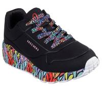 Skechers Baskets Uno Lite Subtle Love pour fille Noir Taille UK 3