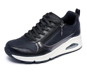 Skechers Baskets Uno Metallic Sliders pour Femme, Noir, 38 EU