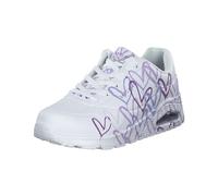 Skechers Baskets Uno Spread The Love pour Femme, Blanc Wlpr, 39 EU