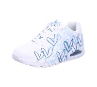Skechers Femme Uno Spread The Love Basket, Blanc, 36 EU