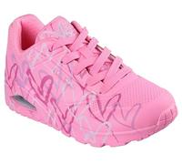Skechers Baskets femme Uno Spread The Love Maille Durabuck Rose vif 36 EU