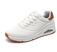 Skechers Baskets UNO - Suited On Air Homme Largeur Moyenne Blanc Taille 47,5