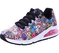 Skechers Baskets Uno Two Much FunSneaker pour Femme, Multicolore, 37 EU