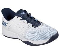 Skechers Baskets Viper Court Reload pour Homme, Blanc/Bleu Clair, Pointure 42, Blanc Bleu Clair., 42 EU
