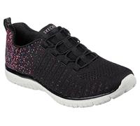 Skechers Femme Vertu Basket, Noir/Rose, 36 EU