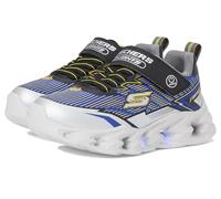Skechers Baskets Vortex 2.0 pour garçon, argent/noir, 12.5 Little Kid