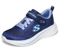 Skechers Baskets Wave 92 pour Fille, Textile Bleu Marine/Bordure Bleu Clair, Pointure 46 EU