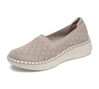 Skechers Femme Wilshire-BLVD Basket, Taupe, 38 EU