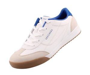 Skechers Baskets Zinger pour Homme, Blanc, 39 EU, Blanc, 45 EU