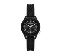 Skechers Bayley SR6385 Montre à trois aiguilles en silicone Noir