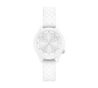 Skechers Bayley SR6386 Montre à trois aiguilles en silicone Blanc