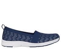 Skechers Be-Cool - Knitwaves Chaussures Moyen Width en Bleu Marine, Pointure 38.5, Vegan, Lavable en machine