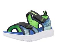 Skechers Bébé garçon Microspec-Splash Sandale Plate, Black, 21 EU