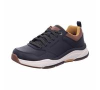 Skechers Benago - Treno Baskets Homme, Noir (Black Leather Blk), 43 EU