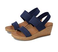 Skechers Baskets femme Beverlee-Sheer Luck – Maille technique bleu marine – Taille 41 EU