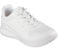 Skechers Femme Uno Lite Work Basket, White Duraleather, 38.5 EU