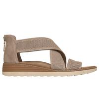 Skechers BOBS Arch Fit Oasis - Cozy Glam Chaussures Moyen Width en Taupe, Pointure 41, Vegan