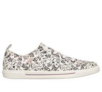 Skechers BOBS B Cute 2.0 - Glam Kitty Chaussures Moyen Width en Blanc, Pointure 37.5, Vegan, Lavable en machine