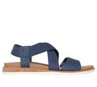 Skechers BOBS Desert Kiss Low Chaussures Moyen Width en Gris Ardoise, Pointure 36, Vegan