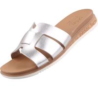 Skechers Bobs Desert Kiss Low Peak Look Femme Pantolette Argent
