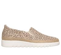 Skechers BOBS Flexpadrille HI - Coast Cruise Chaussures Moyen Width en Guépard, Pointure 38, Vegan, Lavable en machine