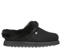 Skechers Keepsakes - Ice Angel Flache Hausschuhe Femme | Pantoufles décontractées, semelle intérieure en mousse à mémoire de forme, dessus en tricot doux, doublure en fausse fourrure