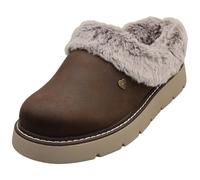 Skechers BOBS Keepsakes Lite Femme - Chaussons Élégants Chocolat - 41 EU