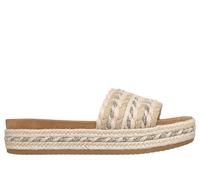 Skechers BOBS Misty Kiss - Island Peace Chaussures Moyen Width en Beige, Pointure 41, Vegan
